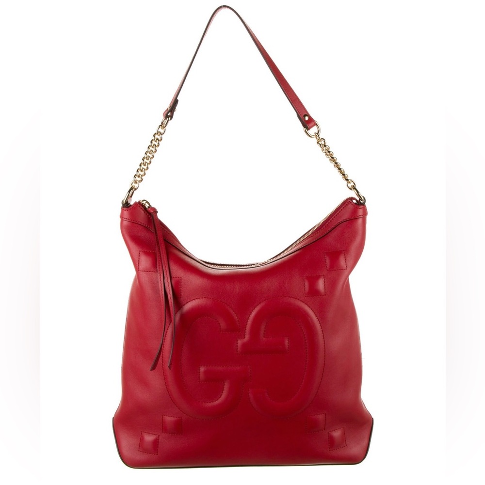 BRAND NEW, NEVER USED BEAUTIFUL Red Leather AUTHENTIC Gucci bag.